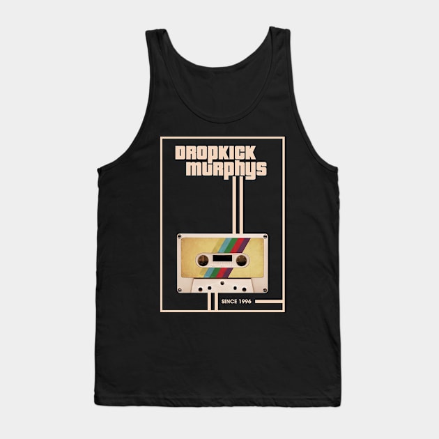 Dropkick Murphys Music Retro Cassette Tape Tank Top by Computer Science